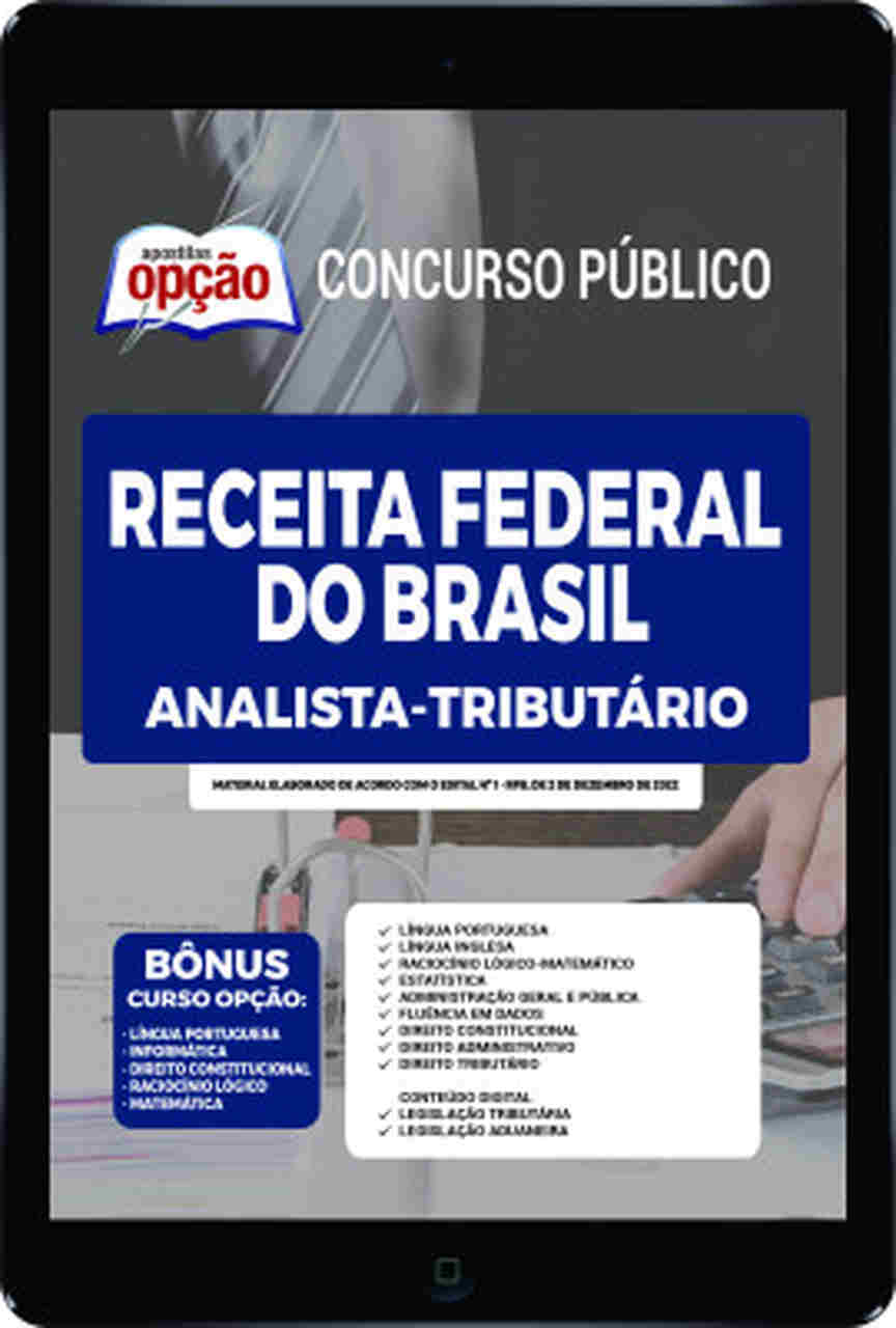 Apostila Receita Federal Do Brasil Em Pdf Analista Tribut Rio