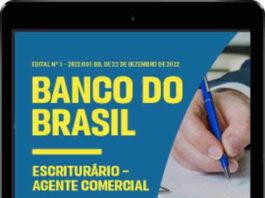 Apostila Banco do Brasil em PDF - Escriturário - Agente Comercial 2023