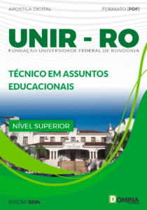 Apostila UNIR RO 2024 Técnico em Assuntos Educacionais