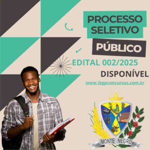 Prefeitura de Monte Negro abre 13 vagas para ensino médio com salário de R$ 3 mil