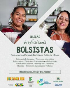 IFRO Abre Seleção para Profissionais no Curso de Barista em Rolim de Moura