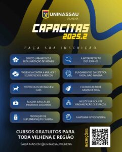 UNINASSAU oferece mais de 10 cursos gratuitos de capacitação em Vilhena