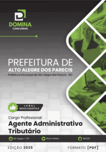 Apostila para Agente Administrativo Tributário – Alto Alegre dos Parecis RO 2025