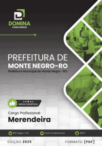 Apostila Merendeira 2025: Guia Profissional para Monte Negro – RO