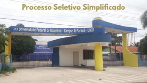 Processo seletivo para professor substituto na Universidade Federal de Rondônia em Ji-Paraná