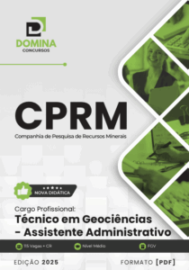 Apostila Técnica em Geociências: Guia do Assistente Administrativo CPRM 2025