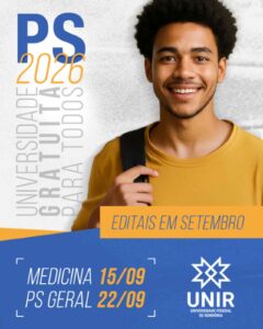 UNIR-RO anuncia 2,9 mil vagas de cursos gratuitas em graduação