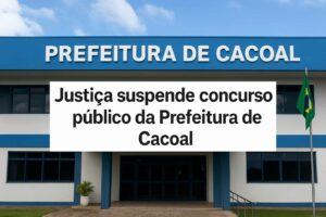 Justiça suspende concurso público da Prefeitura de Cacoal (RO)