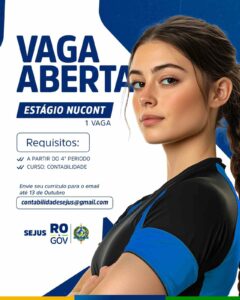 Sejus RO abre vaga de estágio para nível superior em Porto Velho