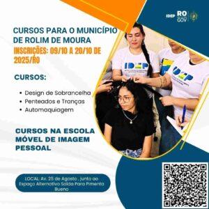 Rolim de Moura recebe Escola Móvel com cursos gratuitos do IDEP