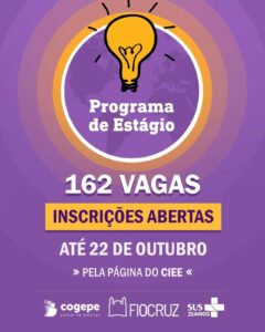 Fiocruz abre vagas de estágio em Rondônia e outros estados do país