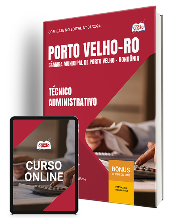 Apostila Câmara de Porto Velho 2025: Preparação Completa para o Cargo de Técnico Administrativo - Imagem 4