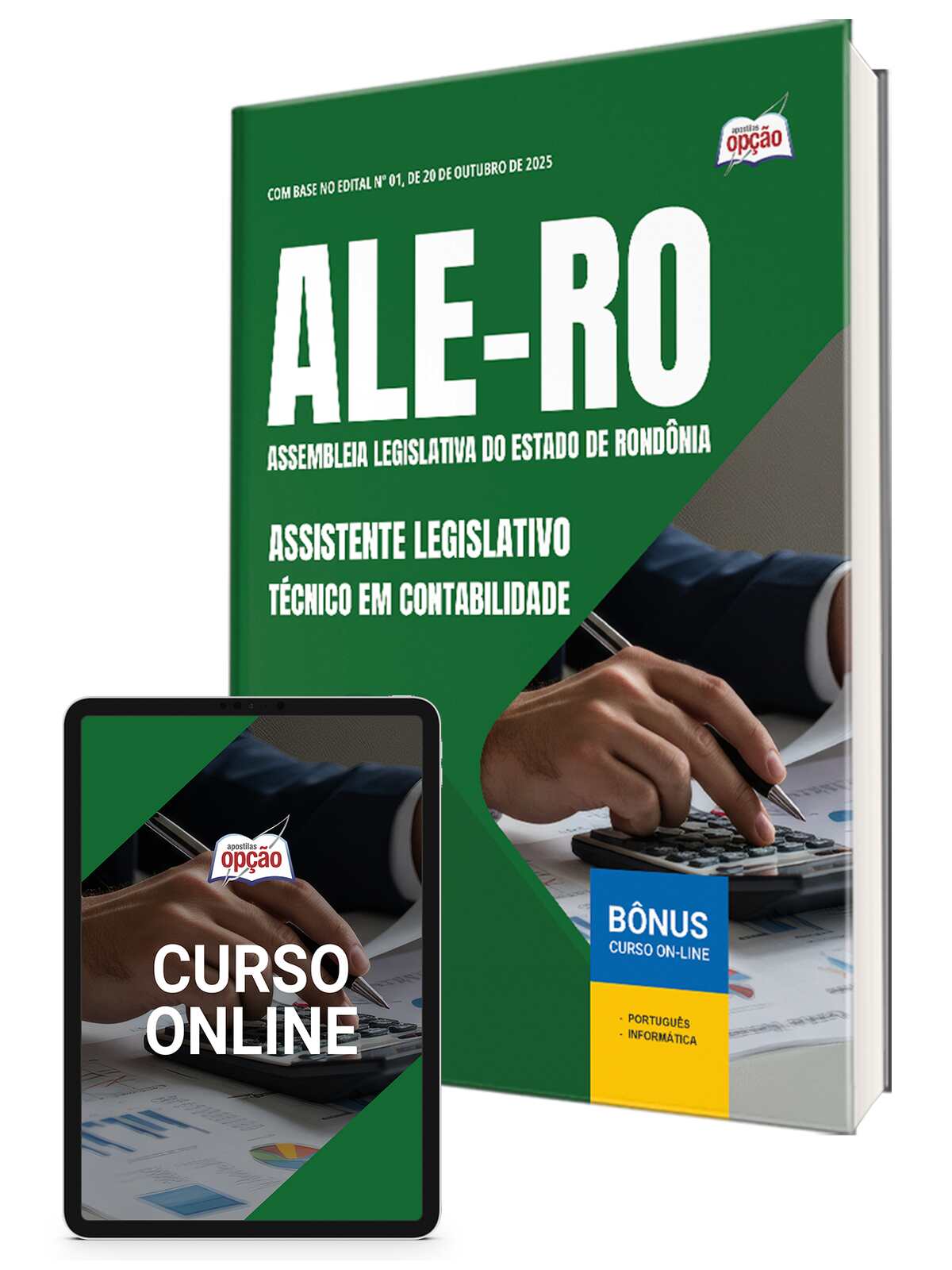 Apostila ALE-RO 2025 – Assistente Legislativo (Técnico em Contabilidade)