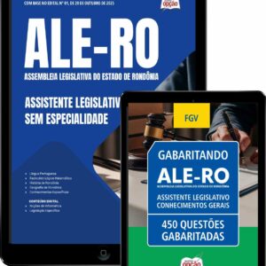 Combo ALE-RO 2025 – Assistente Legislativo (Sem Especialidade)