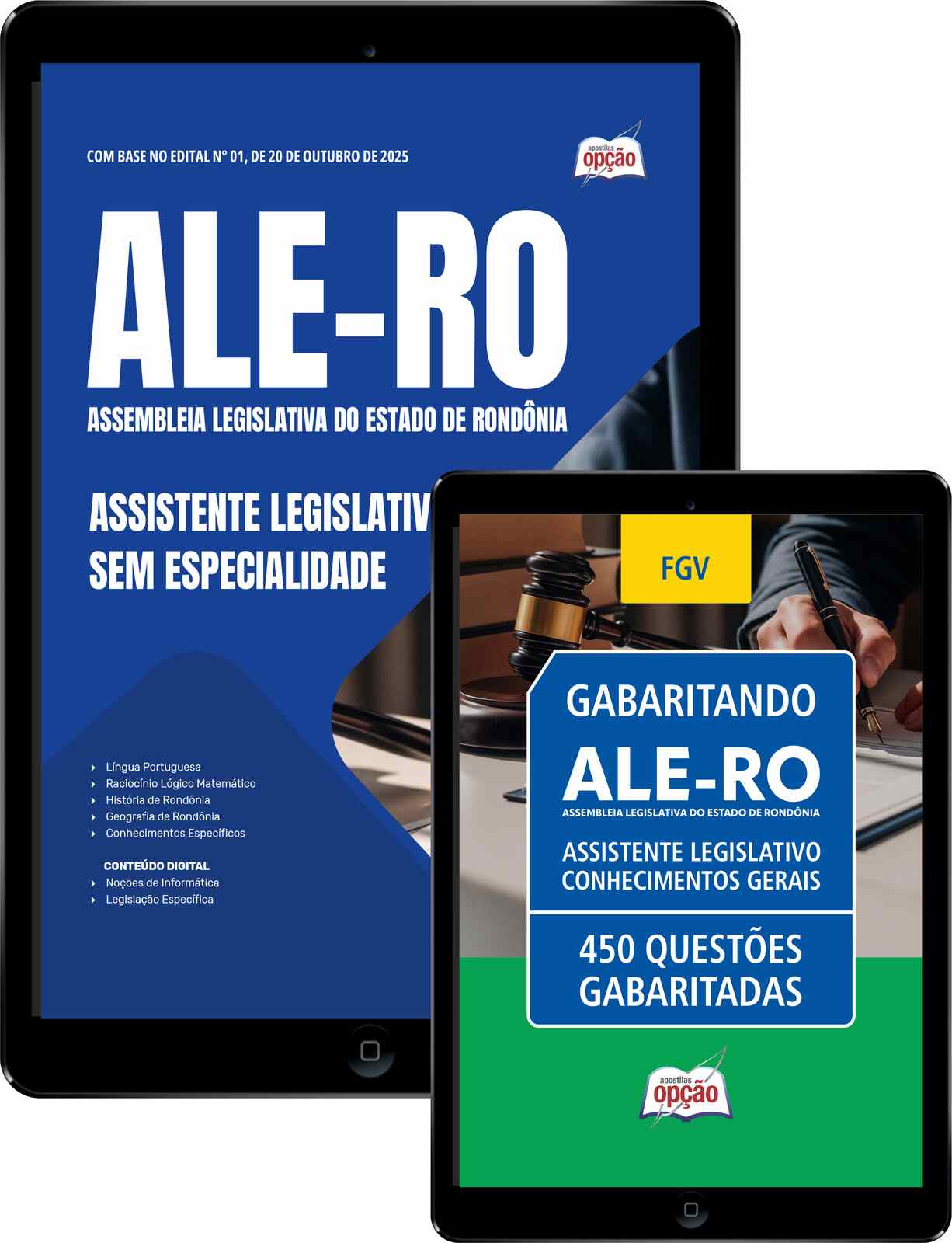 Combo ALE-RO 2025 – Assistente Legislativo (Sem Especialidade)