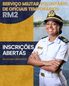 Marinha anuncia vagas para Oficiais Temporários em todas as regiões do País