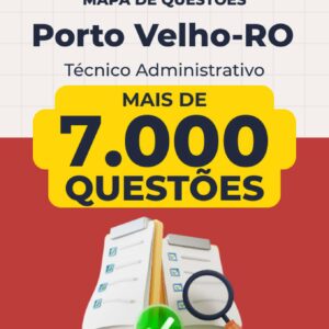 Preparação de Técnico Administrativo com 7 mil Questões Online para Câmara de Porto Velho