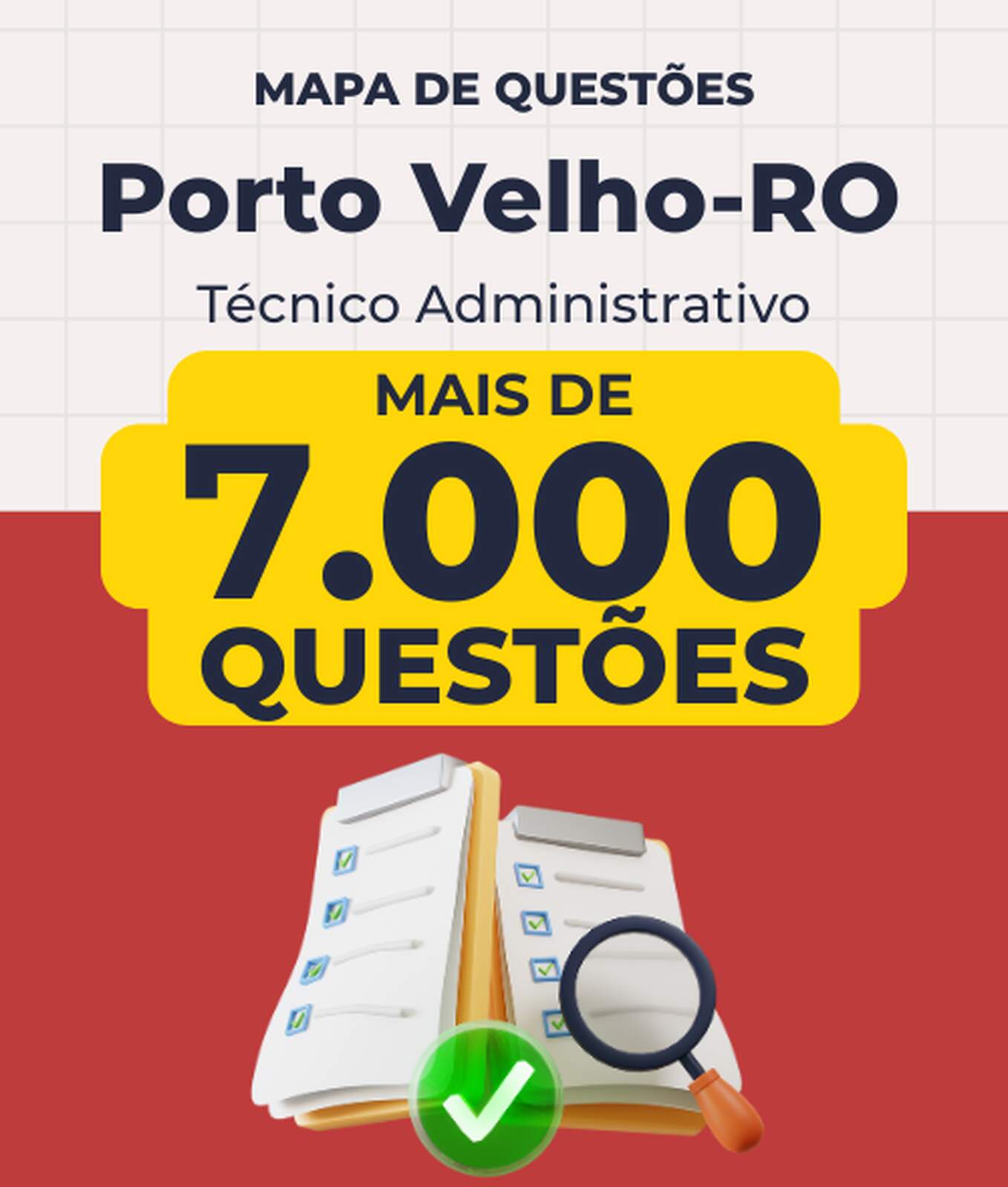 Preparação de Técnico Administrativo com 7 mil Questões Online para Câmara de Porto Velho