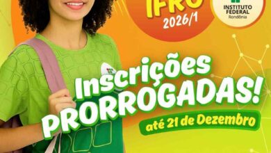IFRO oferece mais de 3,7 mil vagas em cursos gratuitos técnicos e de graduação