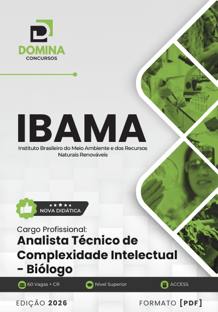 Apostila Completa para o Cargo de Analista Técnico Biólogo - IBAMA 2026