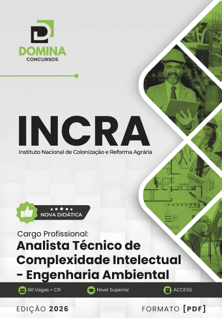 Apostila Completa para Analista Técnico Engenheiro Ambiental - INCRA 2026