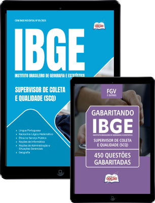 Combo IBGE 2026: Supervisor de Coleta e Qualidade (SCQ) - Oportunidade Profissional