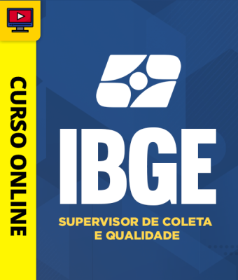 Curso Profissional IBGE: Supervisor de Coleta e Qualidade - Preparação Pós-edital