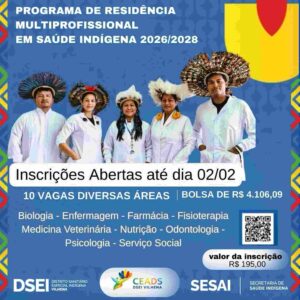 CEADS abre seleção para residência multiprofissional com 34 vagas em RO