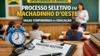 Machadinho D’Oeste abre processo seletivo com salários de até R$ 3,6 mil na educação