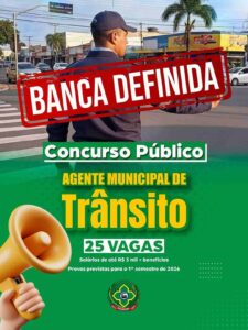 Concurso em Vilhena define banca organizadora para vagas de Agente de Trânsito