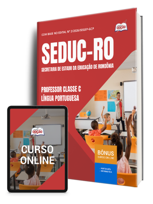 Apostila SEDUC-RO 2026: Professor Classe C - Língua Portuguesa Completa e Atualizada