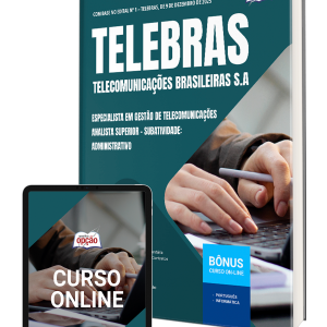 Apostila Telebrás 2026: Gestão de Telecomunicações – Analista Superior Administrativo
