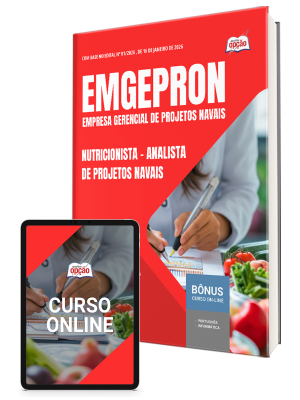 Apostila EMGEPRON 2026: Preparação para Analista de Projetos Navais e Nutricionista