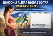 Sancionada lei sobre prazos de exames físicos para candidatas gestantes em concursos de RO Sancionada lei sobre prazos de exames físicos para candidatas gestantes em concursos de RO