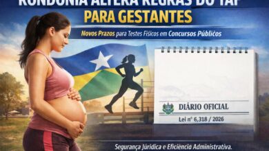 Sancionada lei sobre prazos de exames físicos para candidatas gestantes em concursos de RO