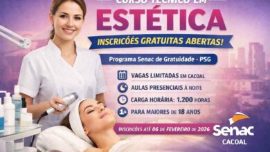 Senac Rondônia abre inscrições para curso técnico gratuito em Cacoal