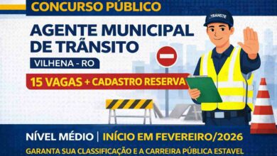 Vagas e chances de nomeação no cadastro de reserva em Vilhena (RO) para Agente