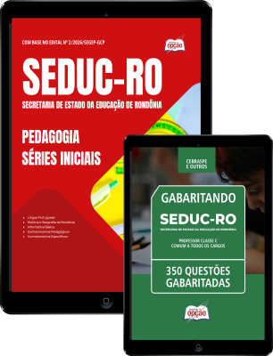 Combo SEDUC-RO 2026: Formação em Pedagogia para Séries Iniciais