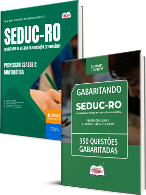 Combo SEDUC-RO 2026: Professor Classe C - Matemática - Prepare-se para o Sucesso