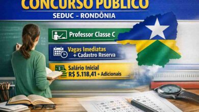 Rondônia publica edital de concurso público para a Educação com 2.800 vagas imediatas