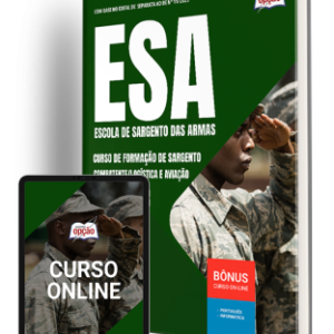Apostila ESA 2026: Curso de Formação de Sargento em Combatente, Logística e Aviação