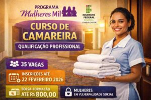 IFRO Cacoal oferece curso gratuito de qualificação com bolsa auxílio de 800 reais