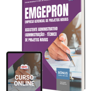 Apostila EMGEPRON 2026: Técnico de Projetos Navais e Assistente Administrativo