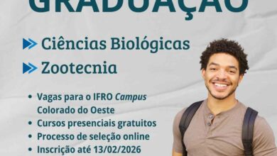 IFRO oferece 32 vagas para cursos de graduação com certificado gratuito