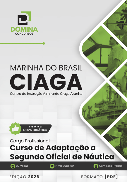 Apostila atualizada do Concurso Marinha 2026 para Segundo Oficial de Náutica