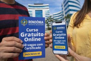 Governo de Rondônia lança vagas para cursos EaD de qualificação com certificado gratuito