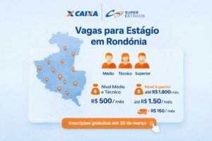 Caixa abre seleção para estagiários em RO com bolsa de até R$ 1,8 mil