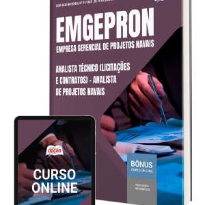 Apostila atualizada EMGEPRON 2026 para Analista de Projetos Navais