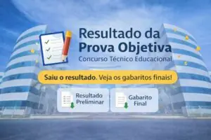 SEDUC-RO Divulga Resultado da Prova Objetiva do Concurso Técnico Educacional; Veja os Gabaritos Finais