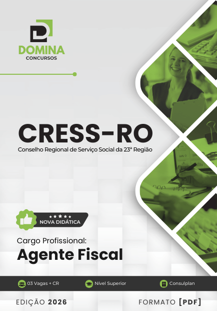 Apostila atualizada para Agente Fiscal do CRESS RO 2026